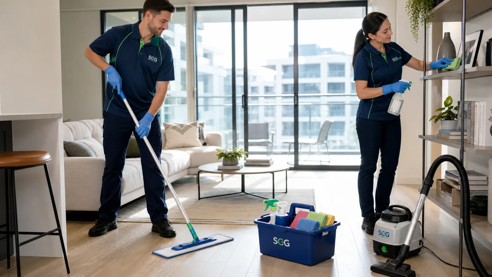 Strata Cleaning team at work in Sydney — Sydney Clean Group
